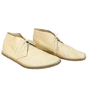 Prada Mens Leather Chukka Ankle Boots Shoes 10.5